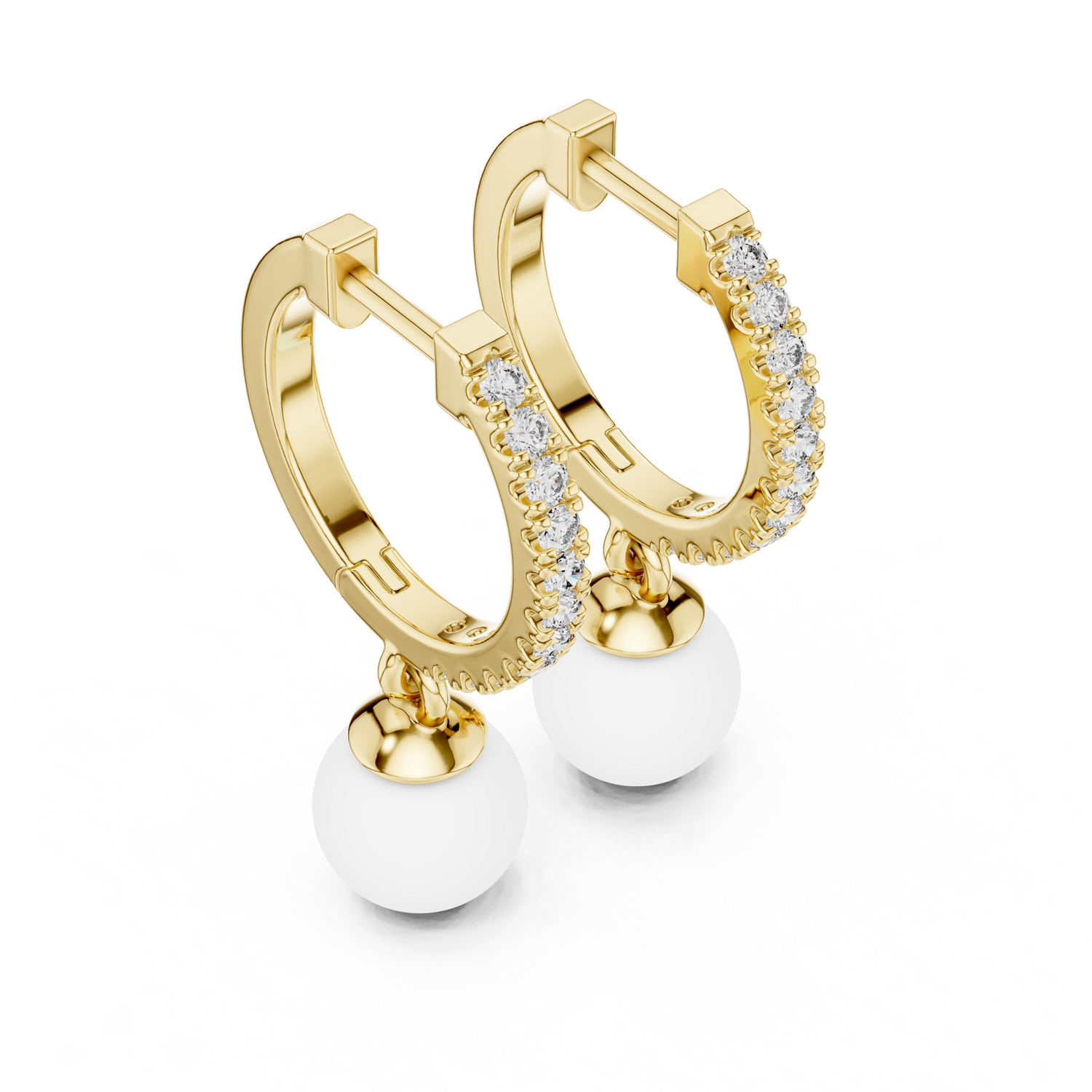 Princess Diamond Earring