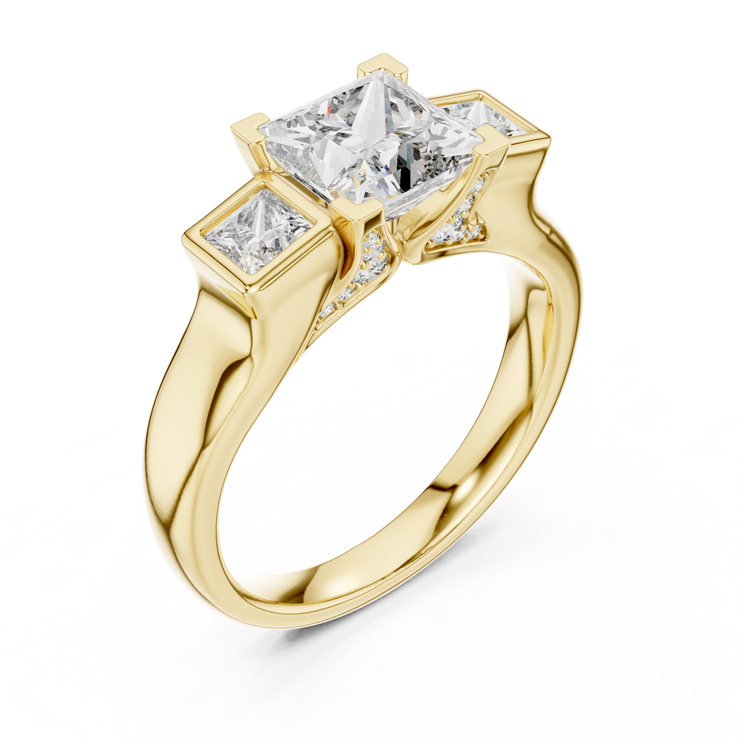 Rebekah Three Stone Ring