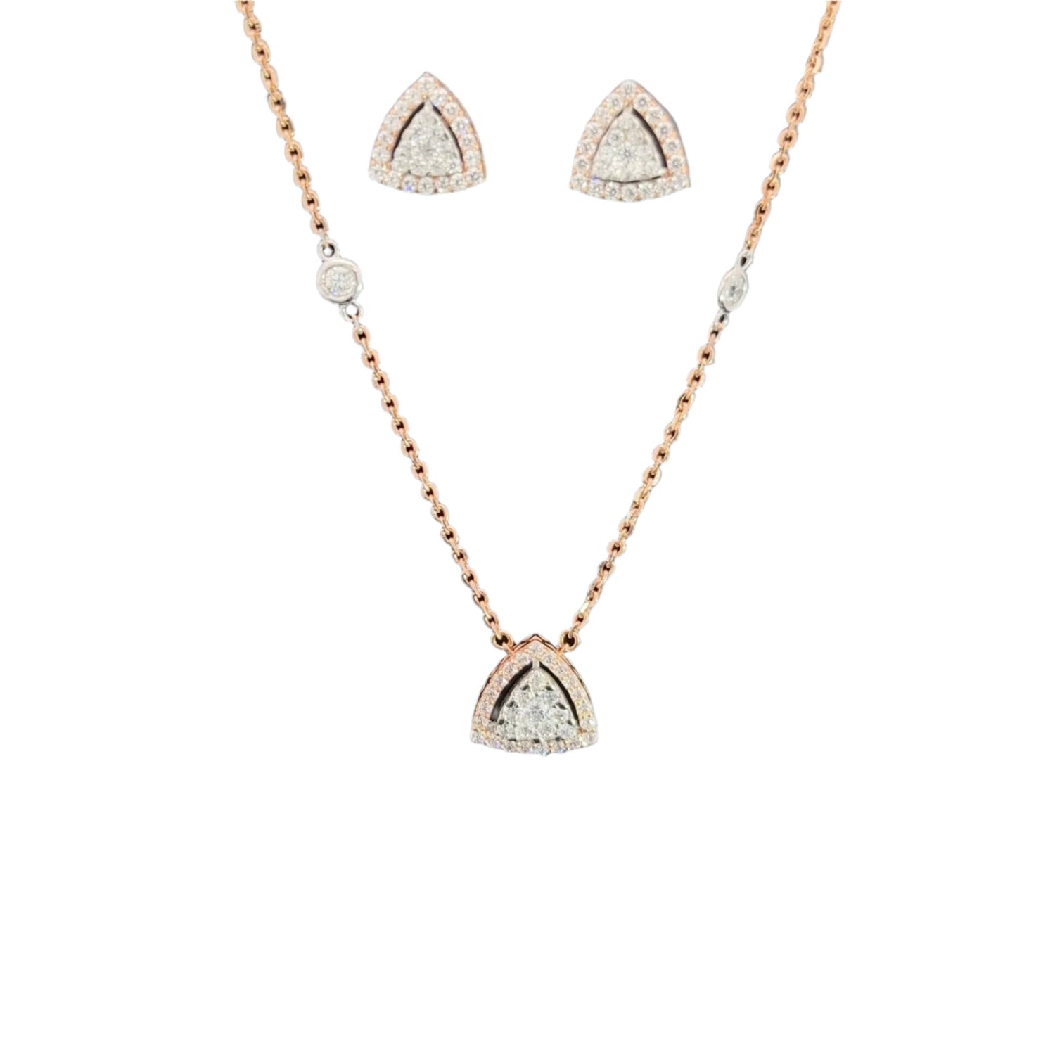 Lilliana Diamond Pendant Set