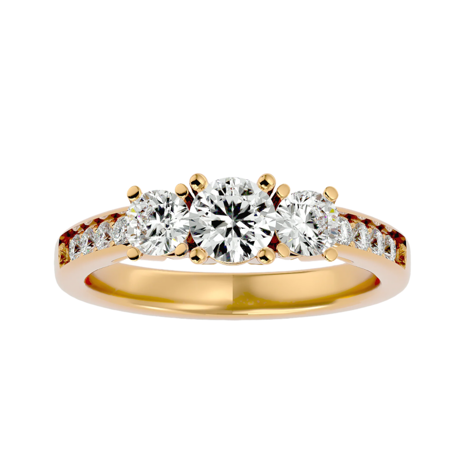 Kamila Diamond Diamond Three Stone Ring