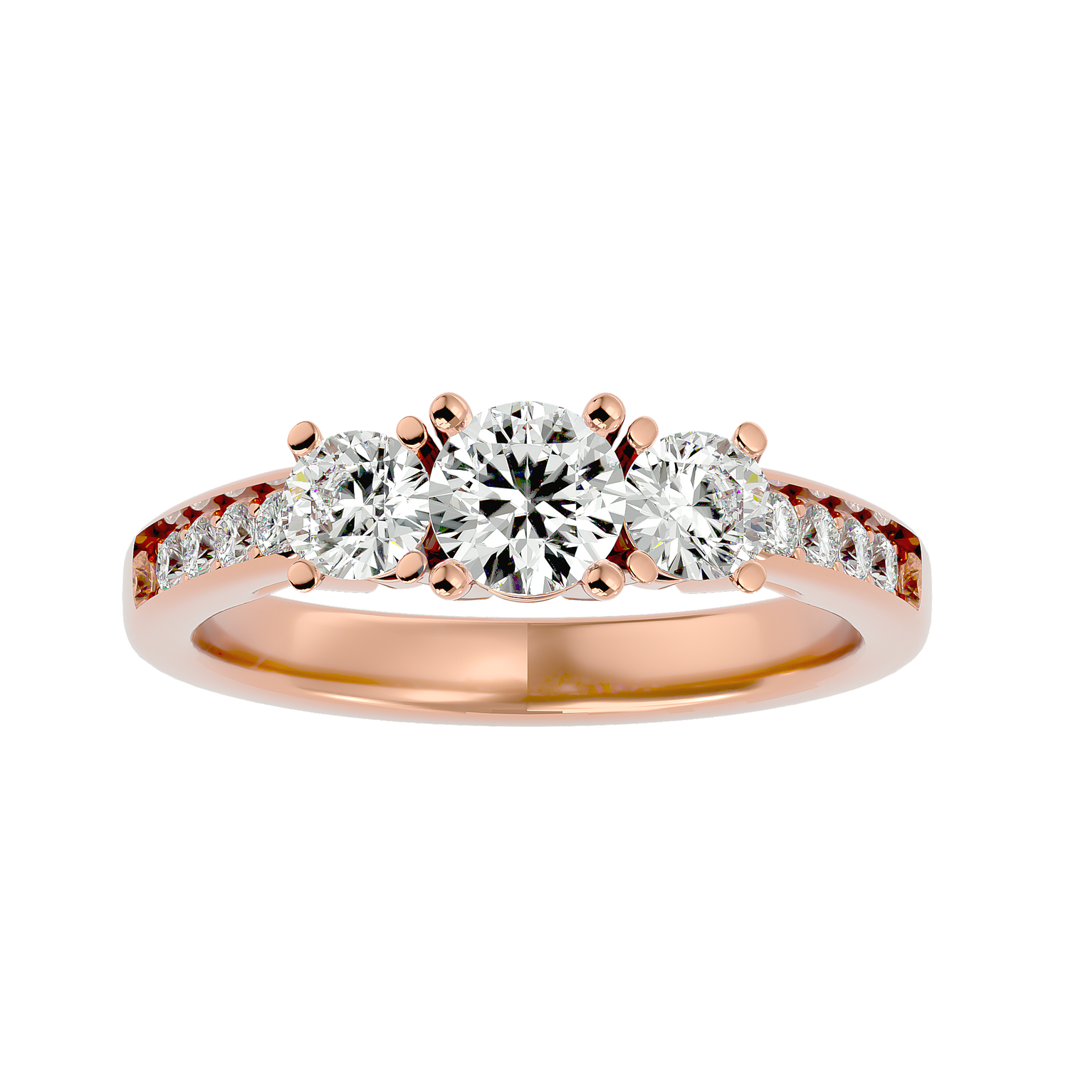 Kamila Diamond Diamond Three Stone Ring