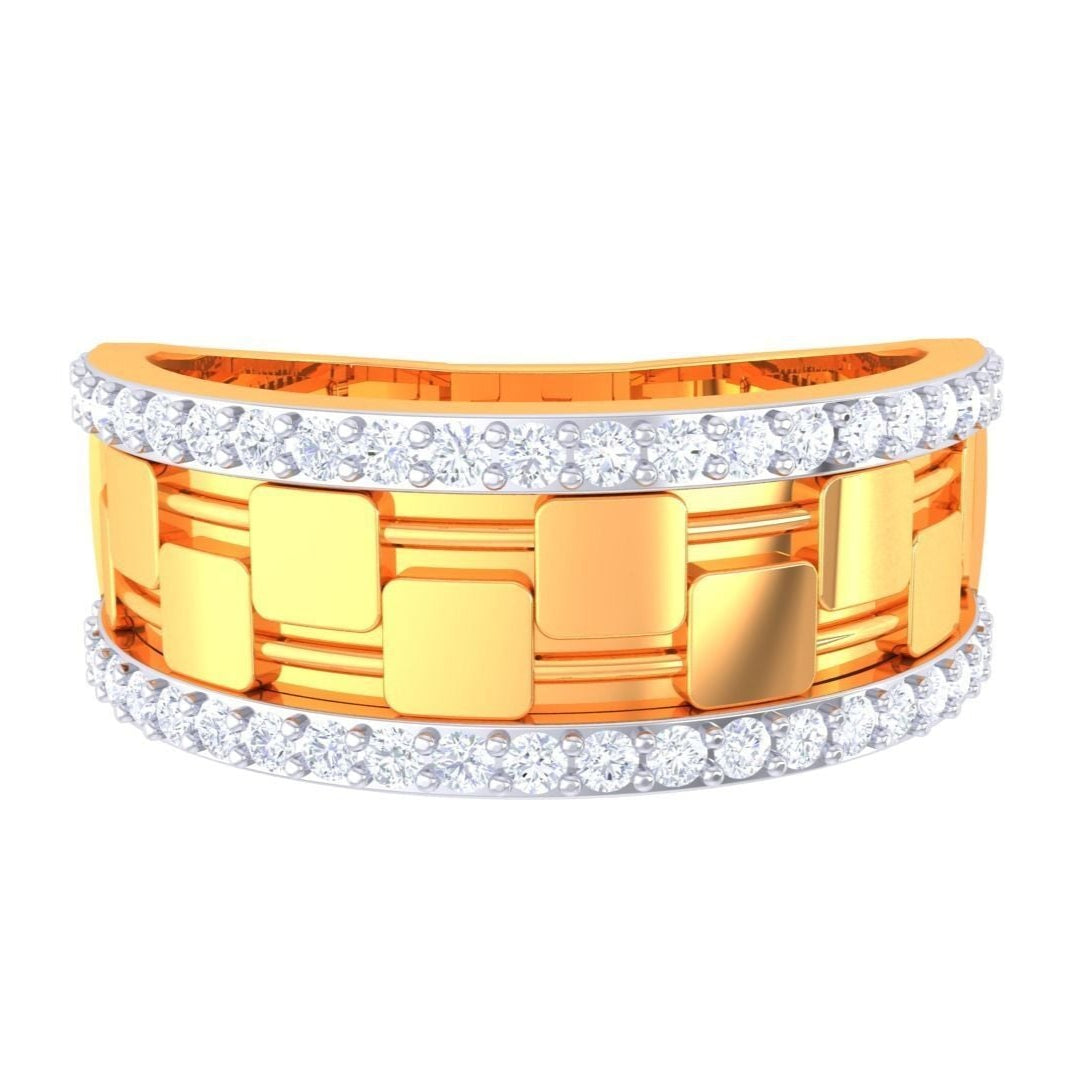 Kylie Diamond Mens Ring
