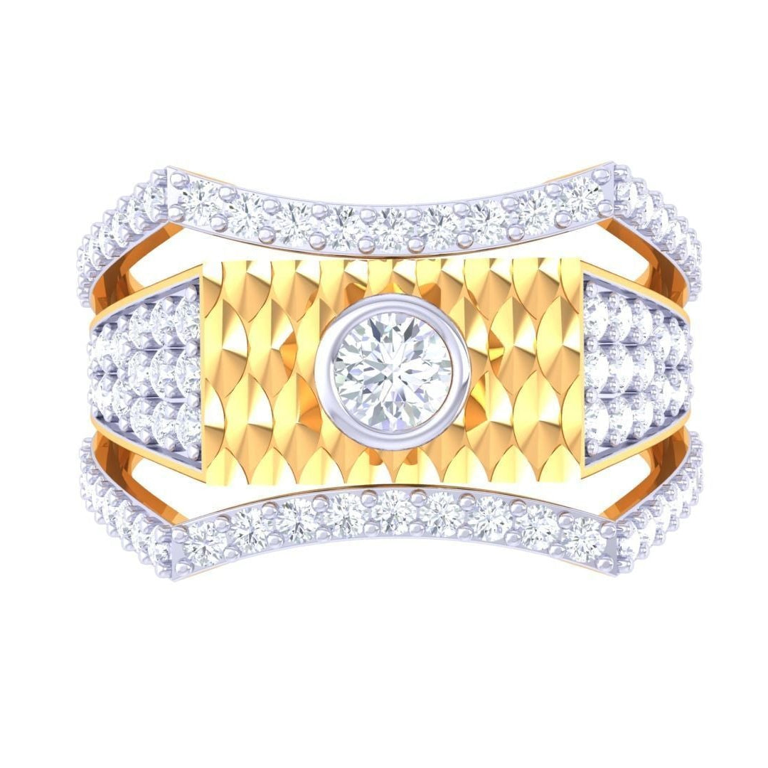 Leonardo Diamond Mens Ring