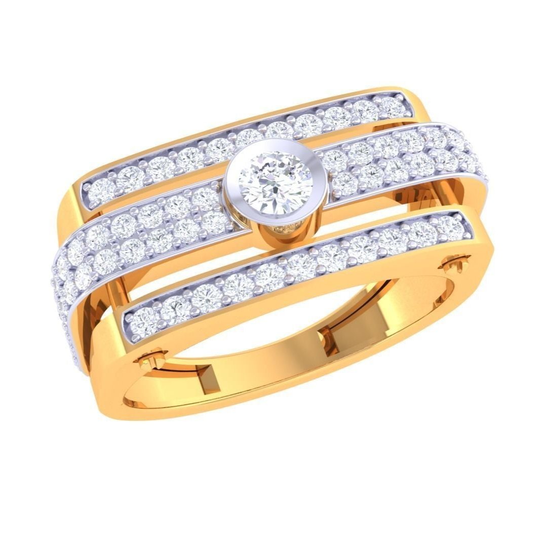 Gustav Diamond Mens Ring