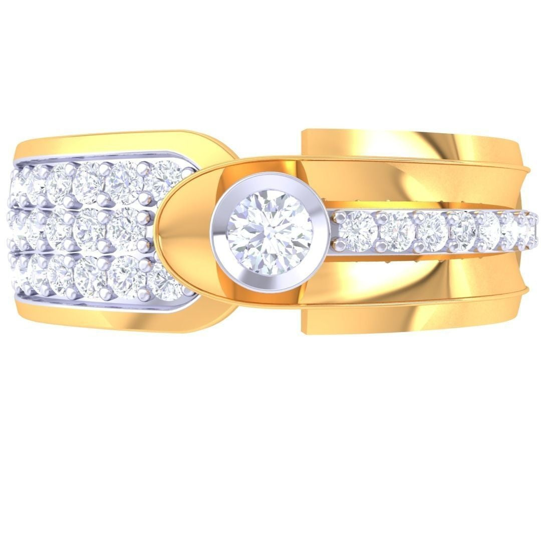 Gregory Diamond Mens Ring
