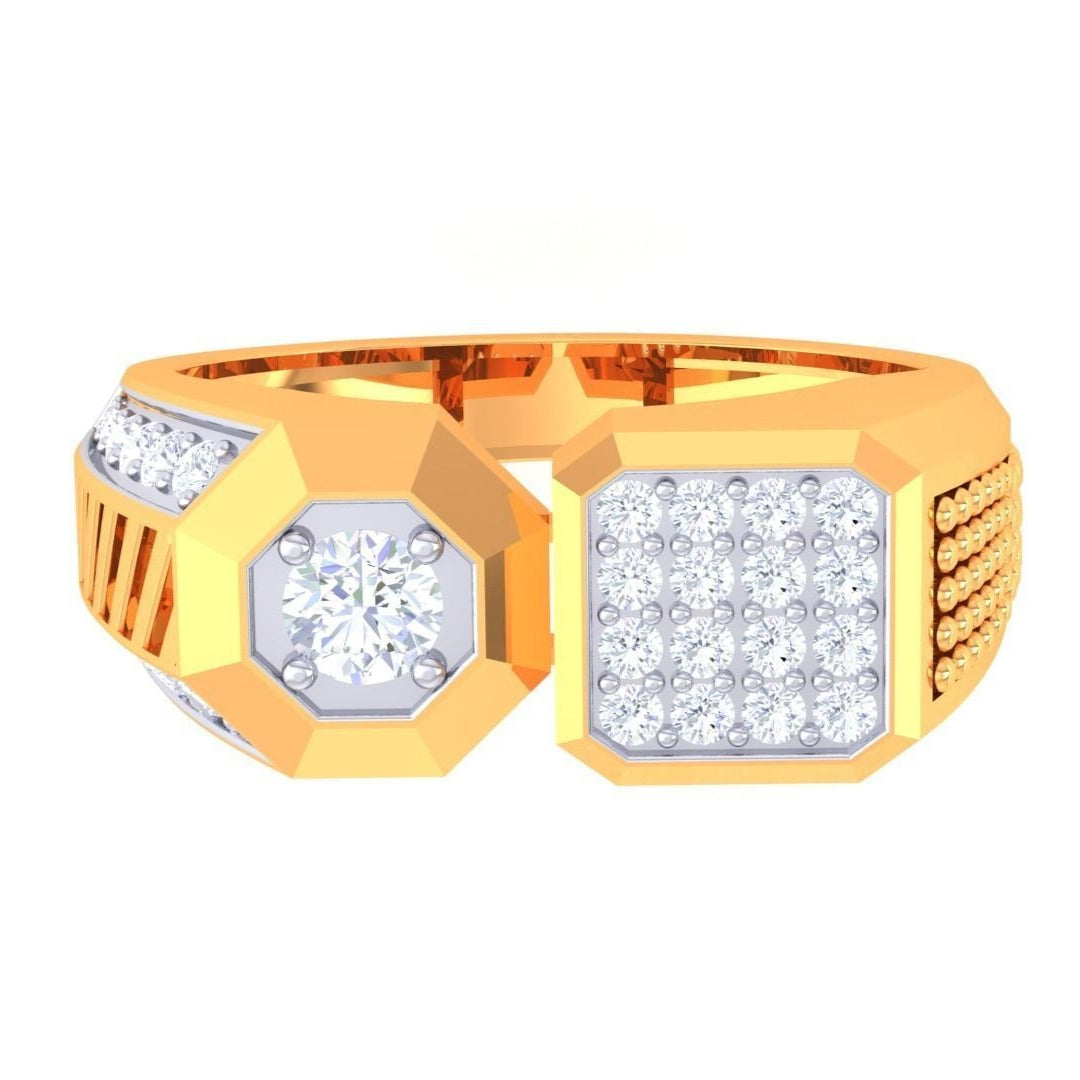 Nathaniel Diamond Mens Ring