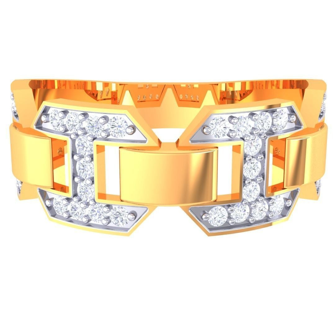Sanders Diamond Mens Ring