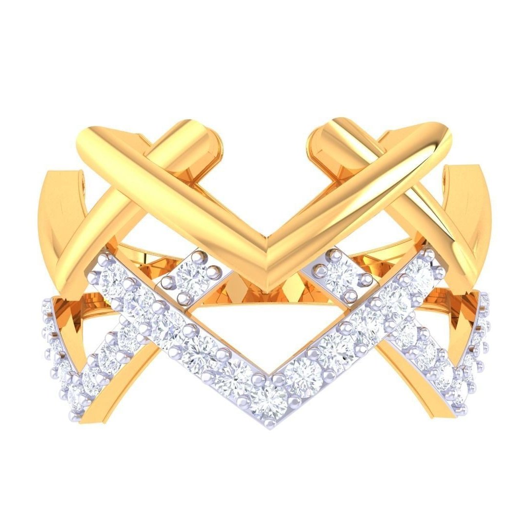 George Diamond Ring – Cutsandfacets