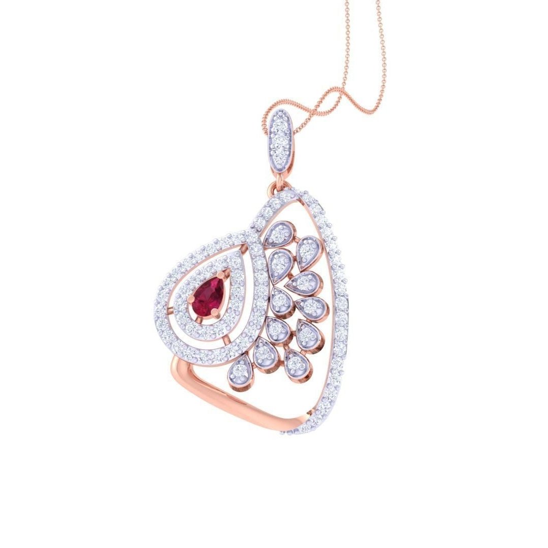 Autumn Diamond Pendant