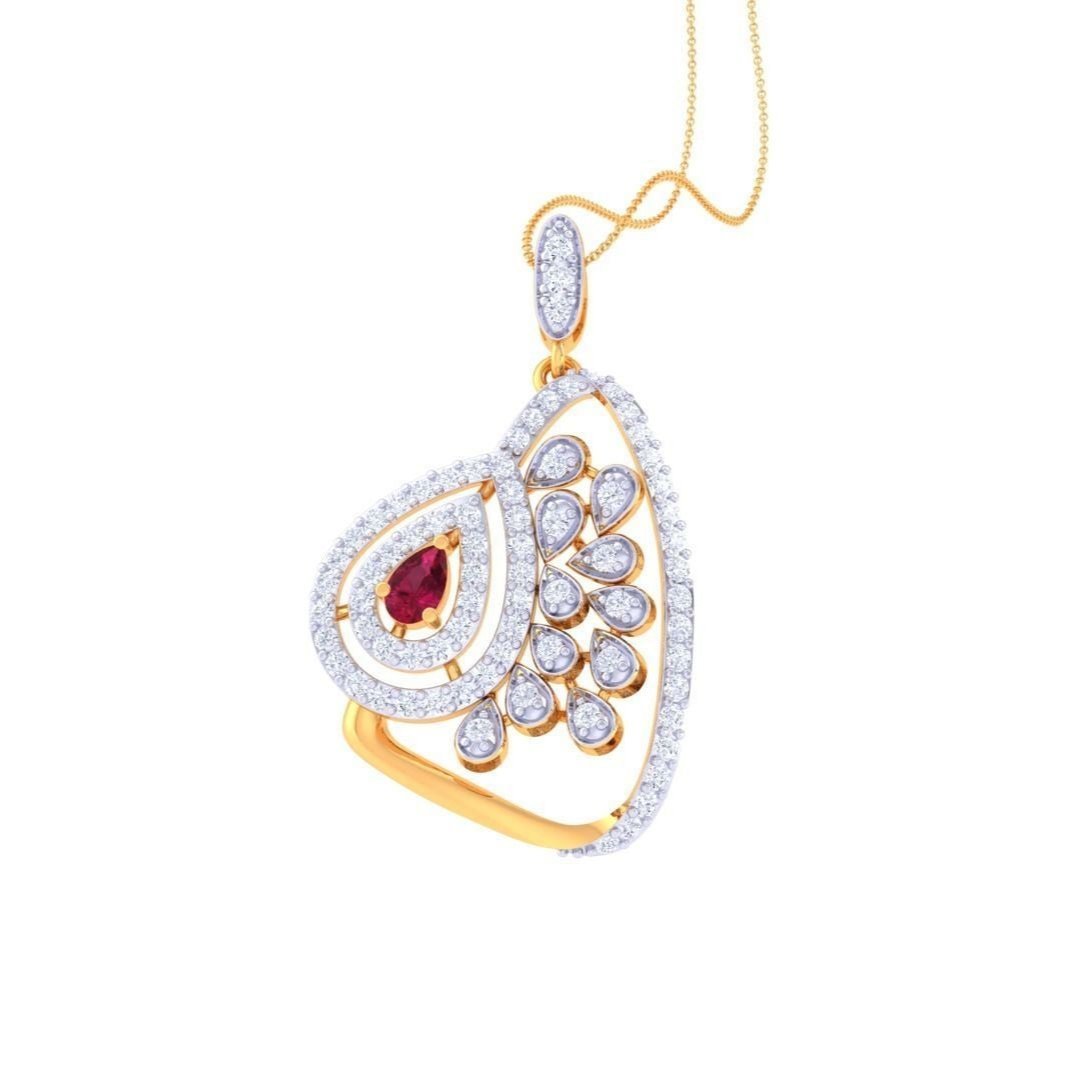 Autumn Diamond Pendant