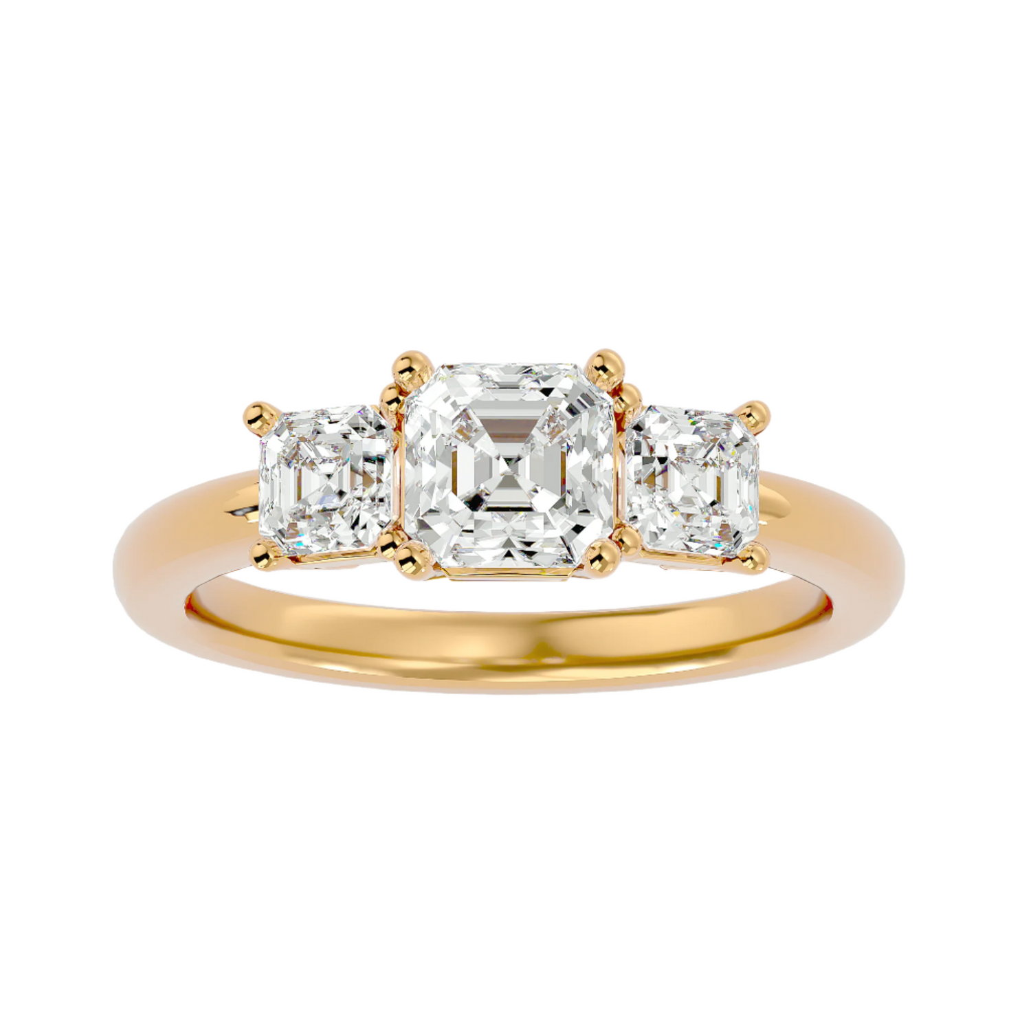 Juli Diamond Three Stone Ring