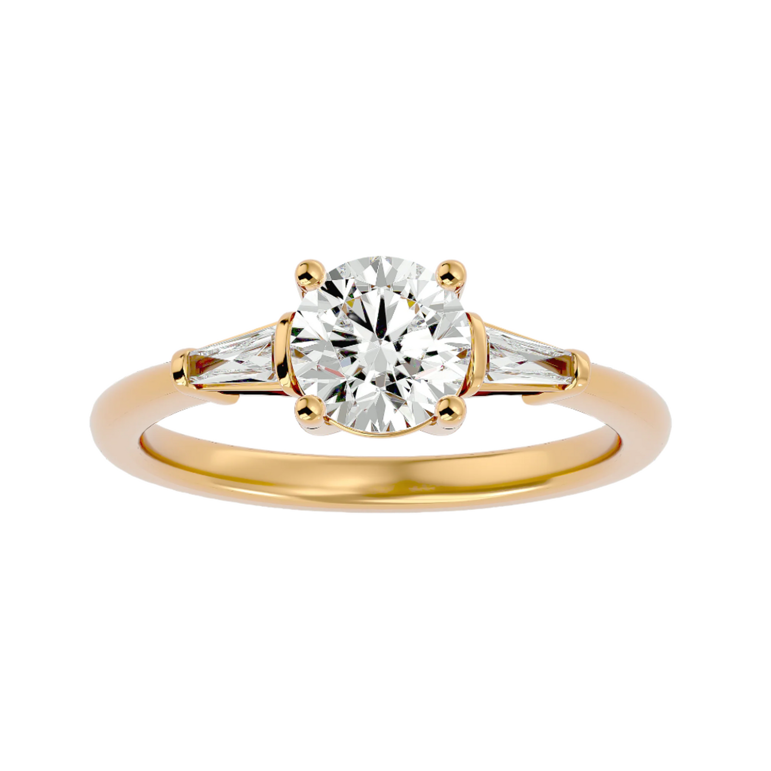 Angela Diamond Three Stone Ring