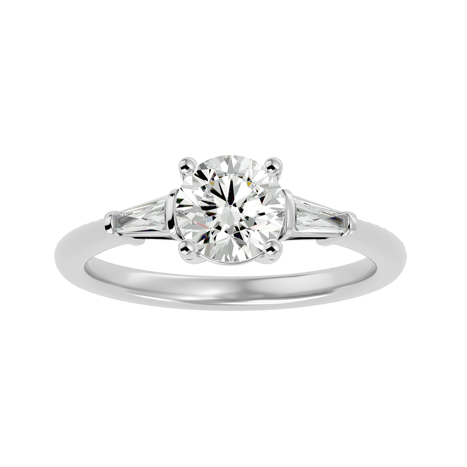 Angela Diamond Three Stone Ring