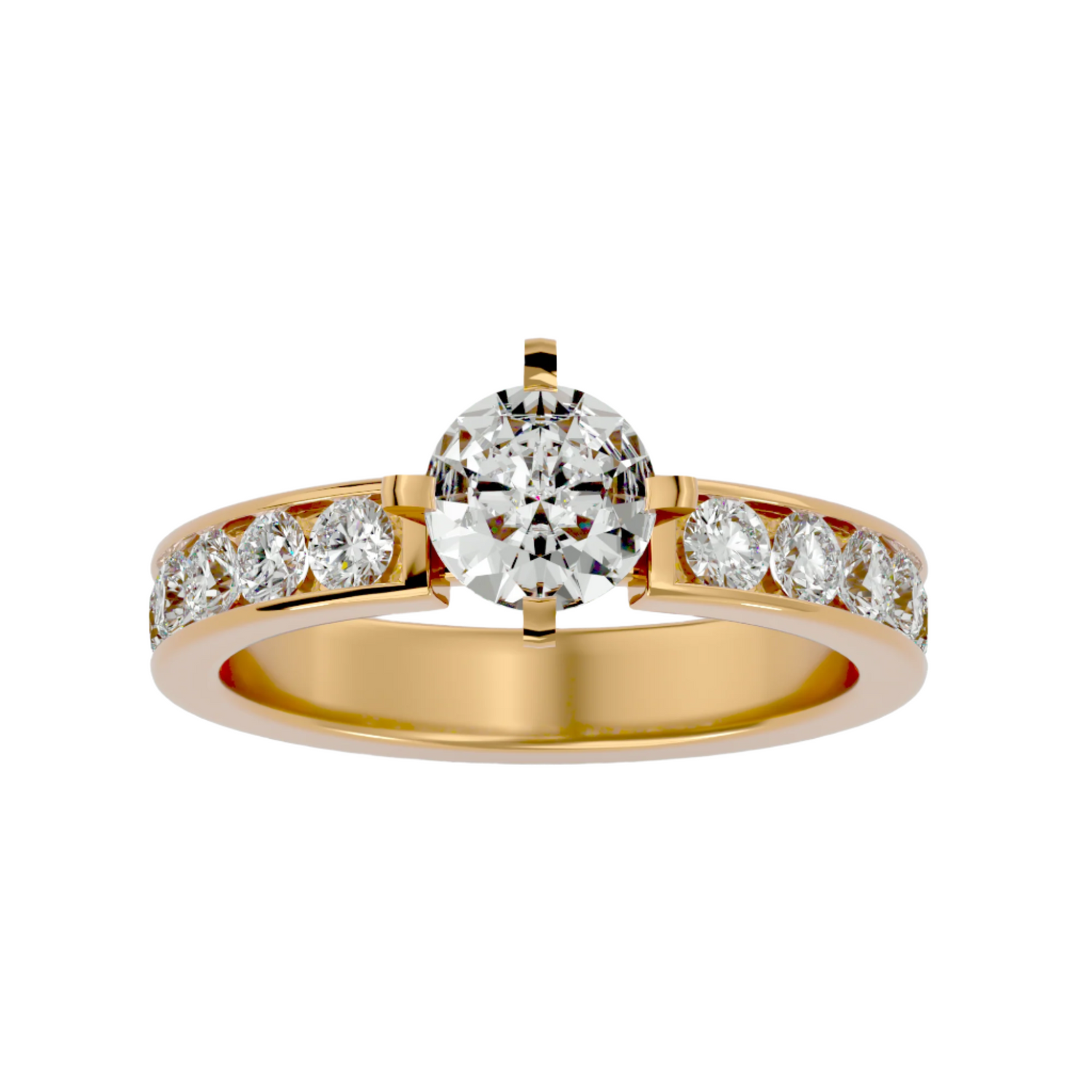 Arielle Diamond Solitaire Ring