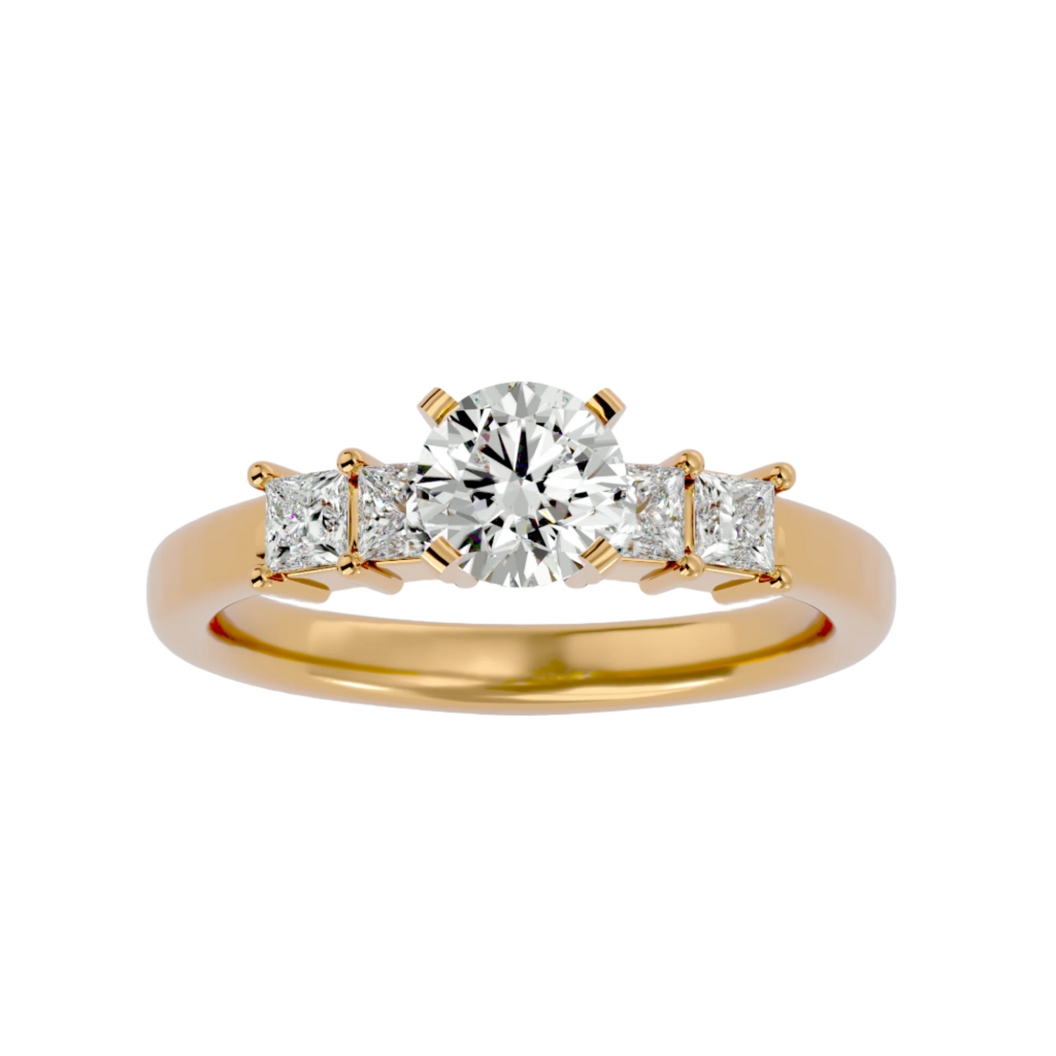 Adelynn Diamond Solitaire Ring