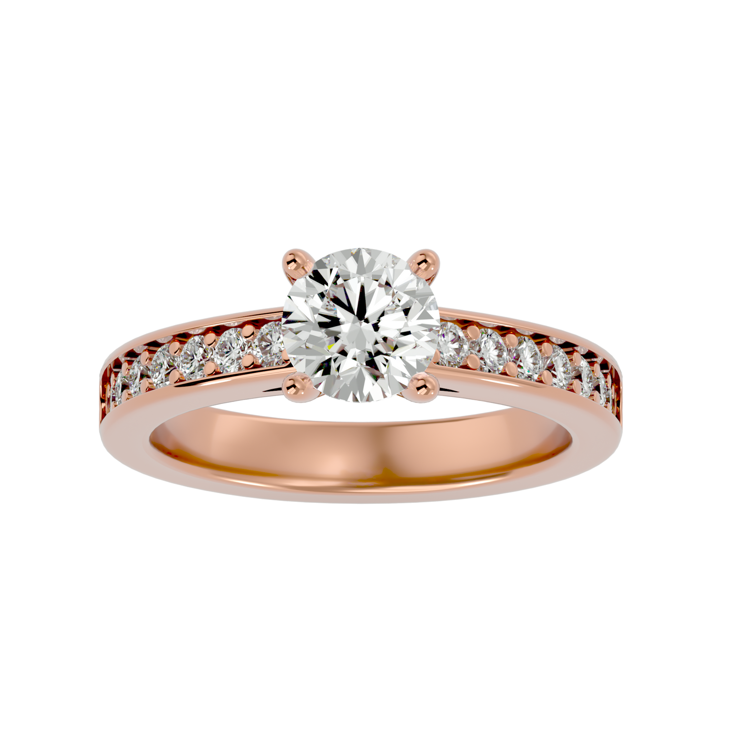 Lyric Diamond Solitaire Ring