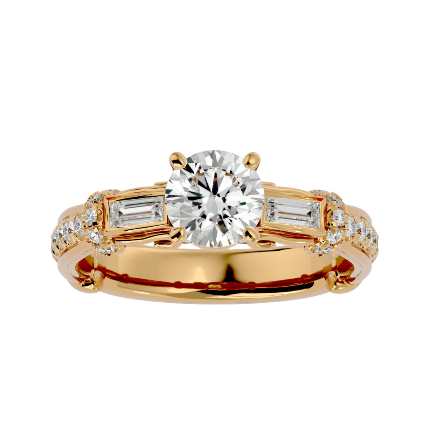 Phoebe Diamond Solitaire Ring