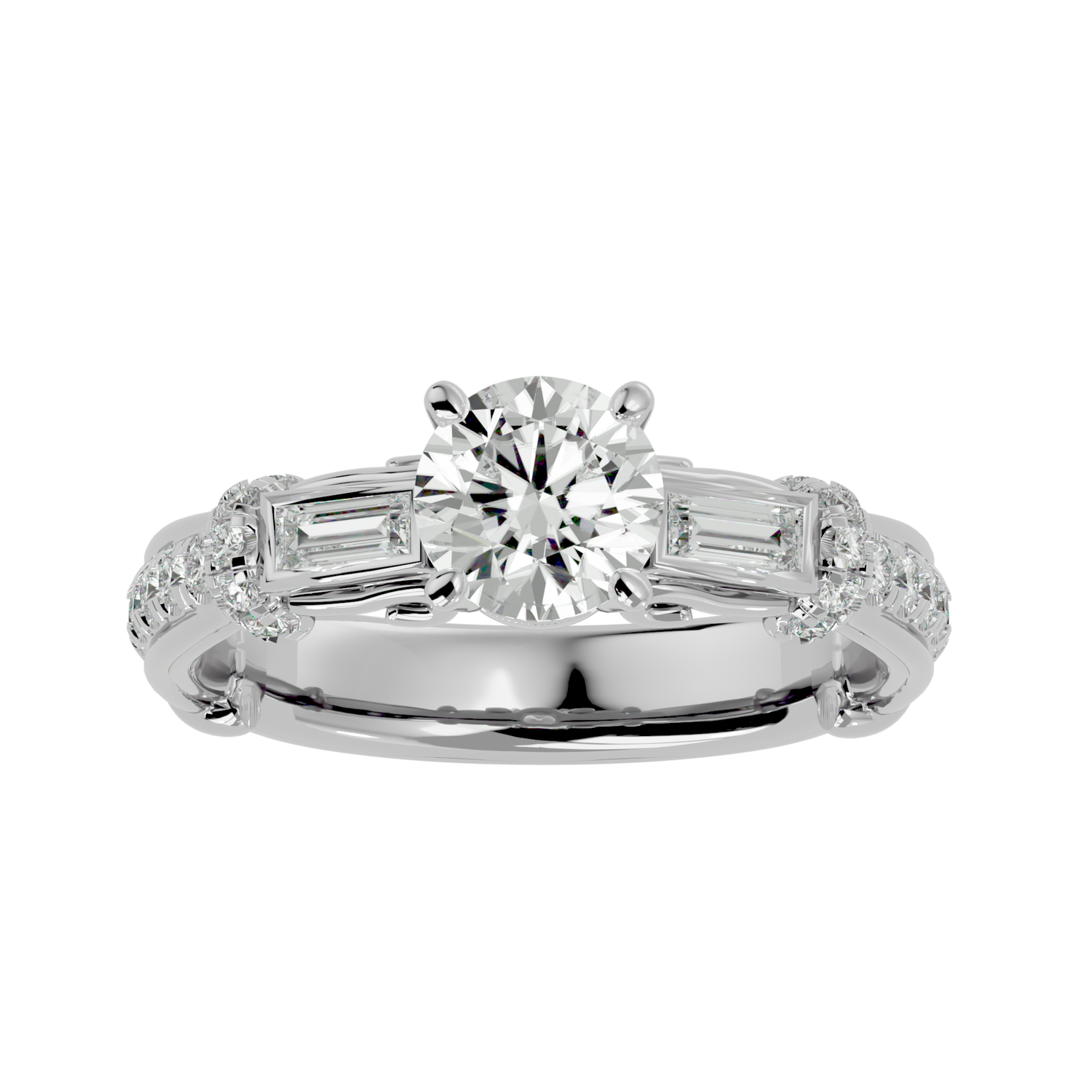 Phoebe Diamond Solitaire Ring