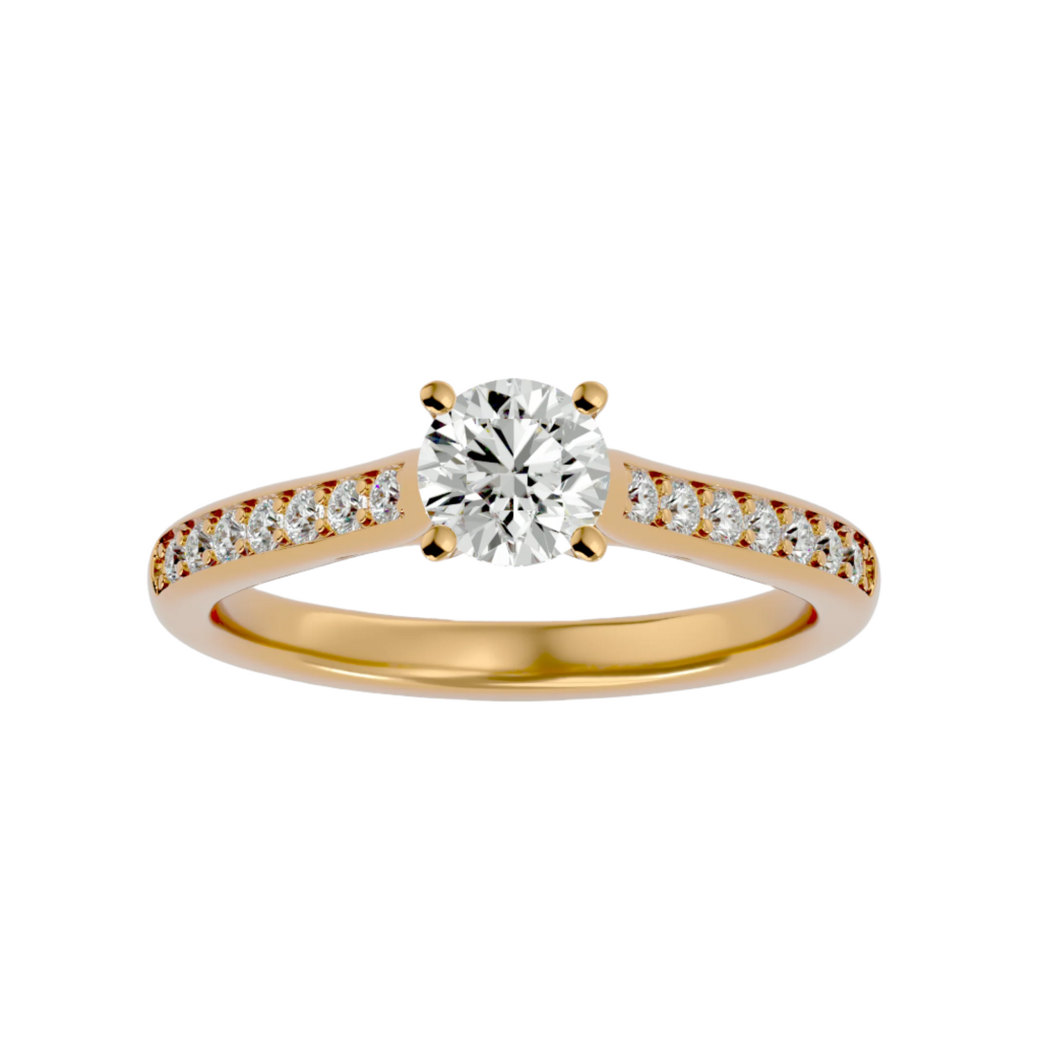 Amira Diamond Solitaire Ring