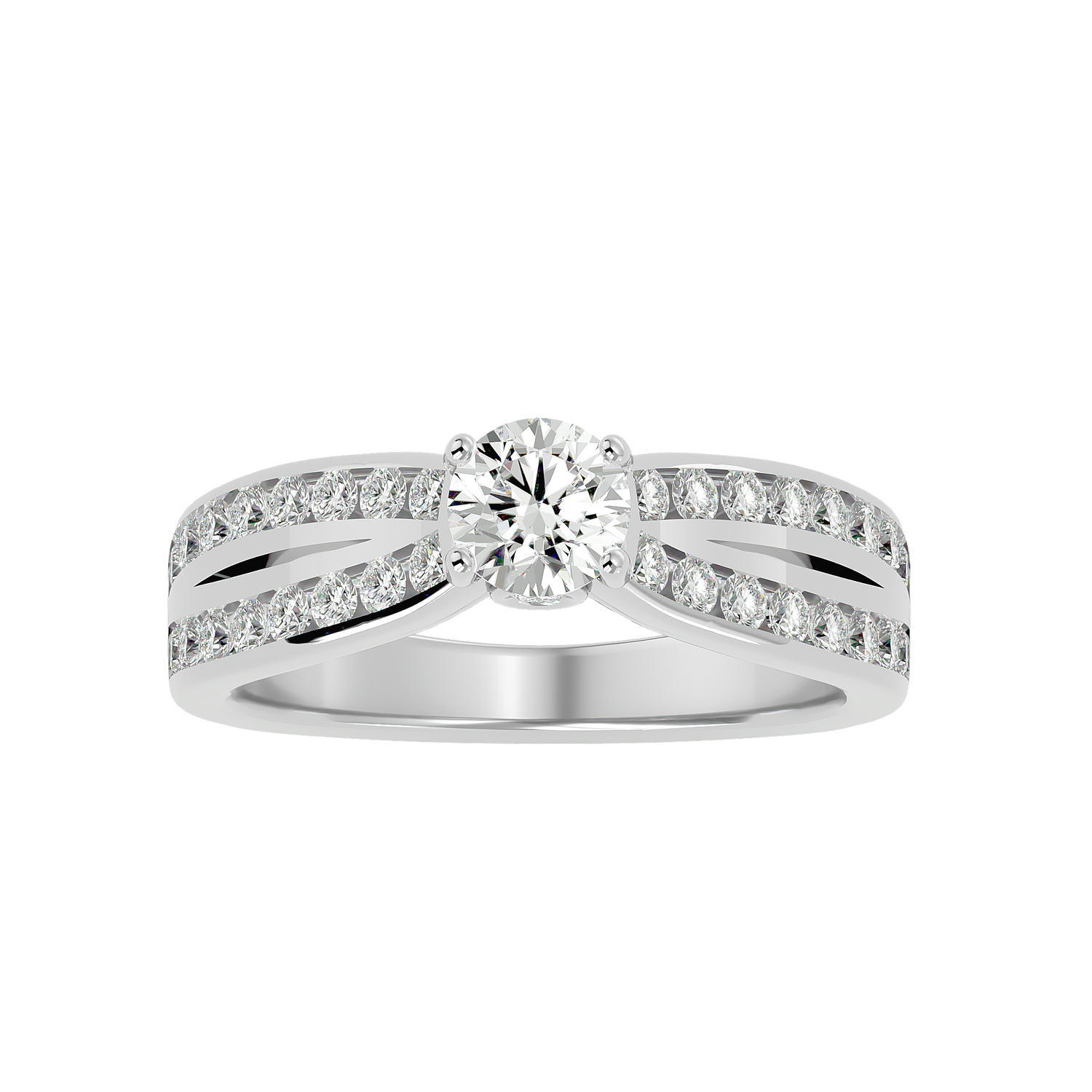 Lena Diamond Solitaire Ring