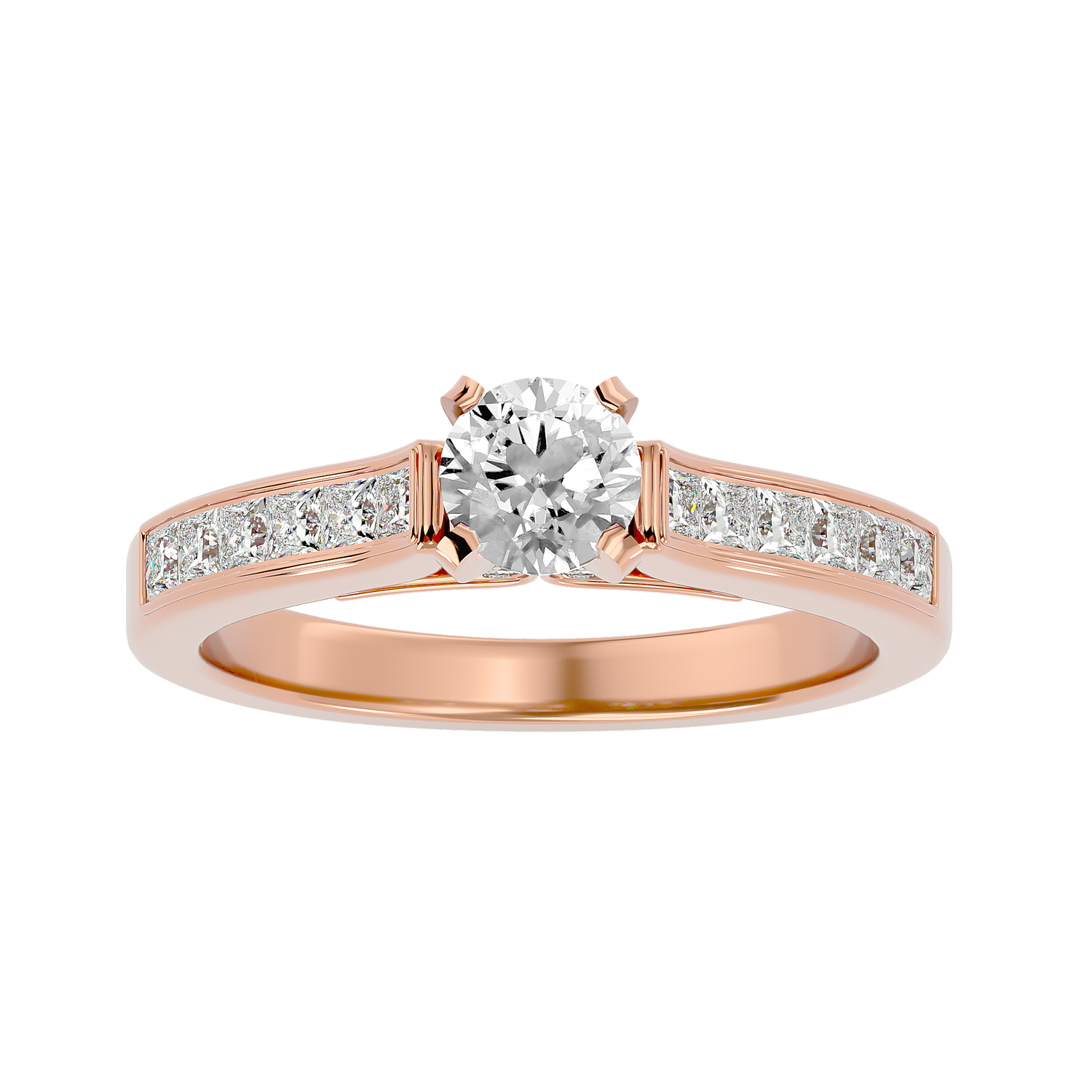 Giselle Diamond Solitaire Ring