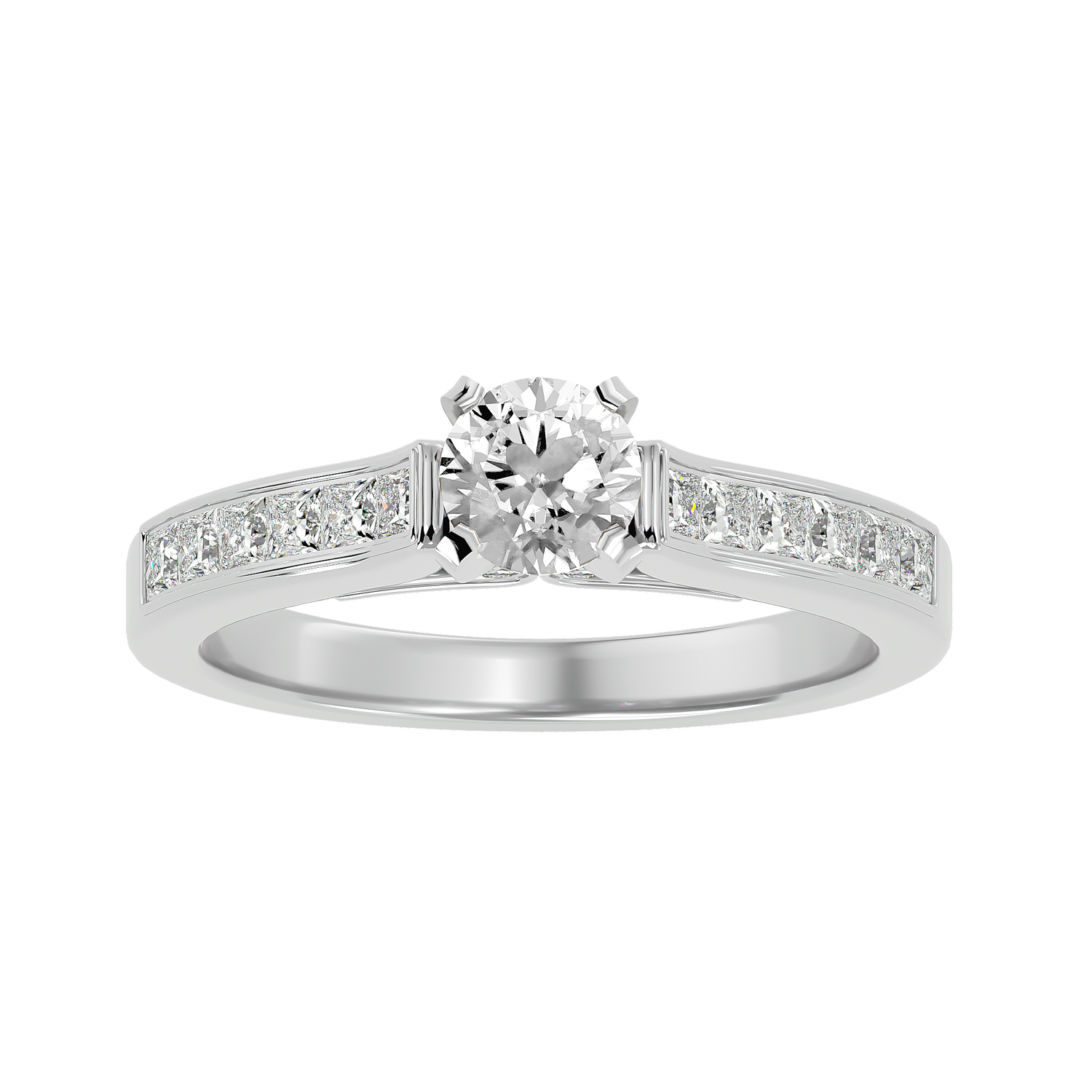 Amina Diamond Solitaire Ring