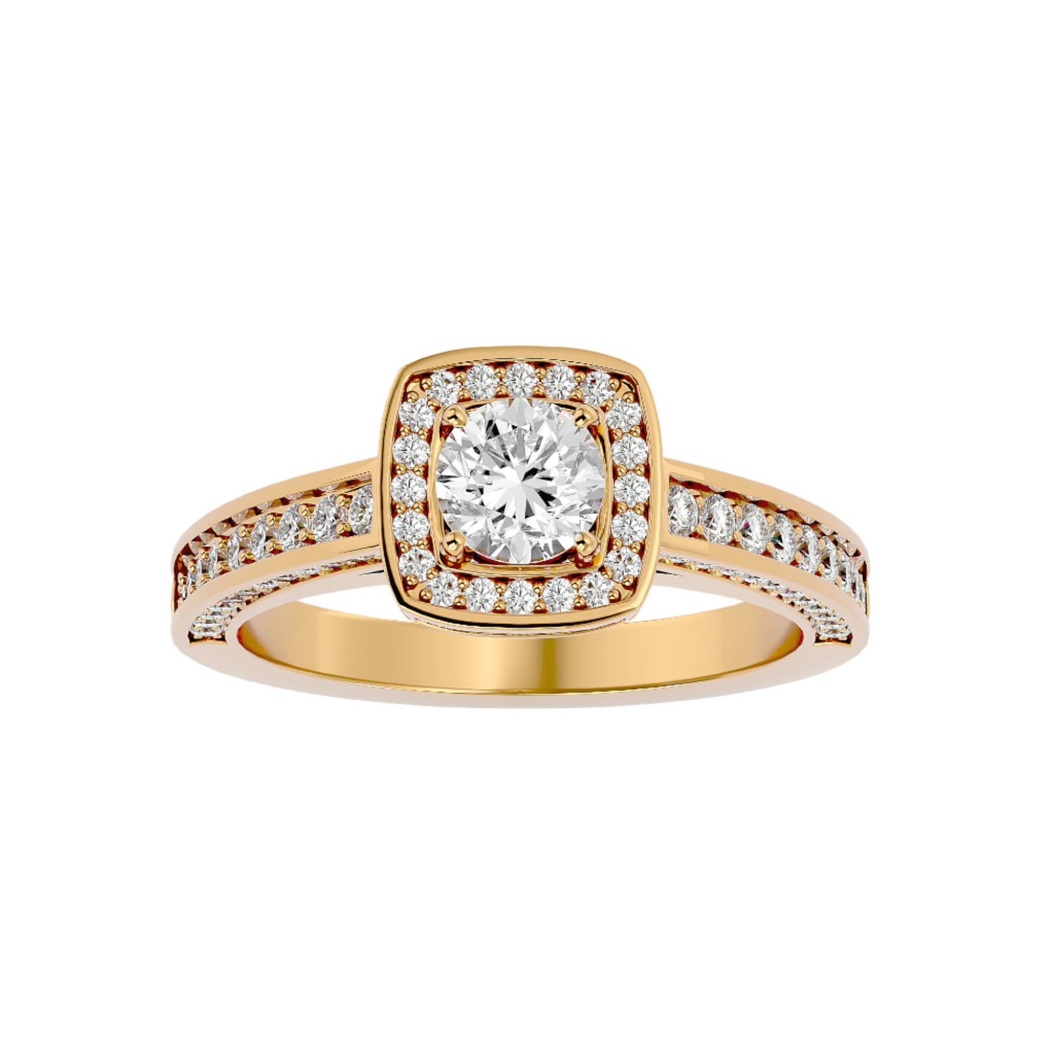 Alison Diamond Halo Ring