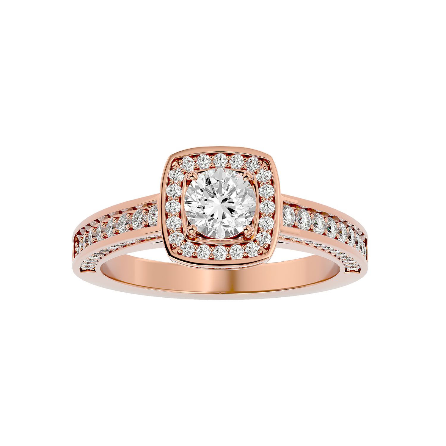 Alison Diamond Halo Ring