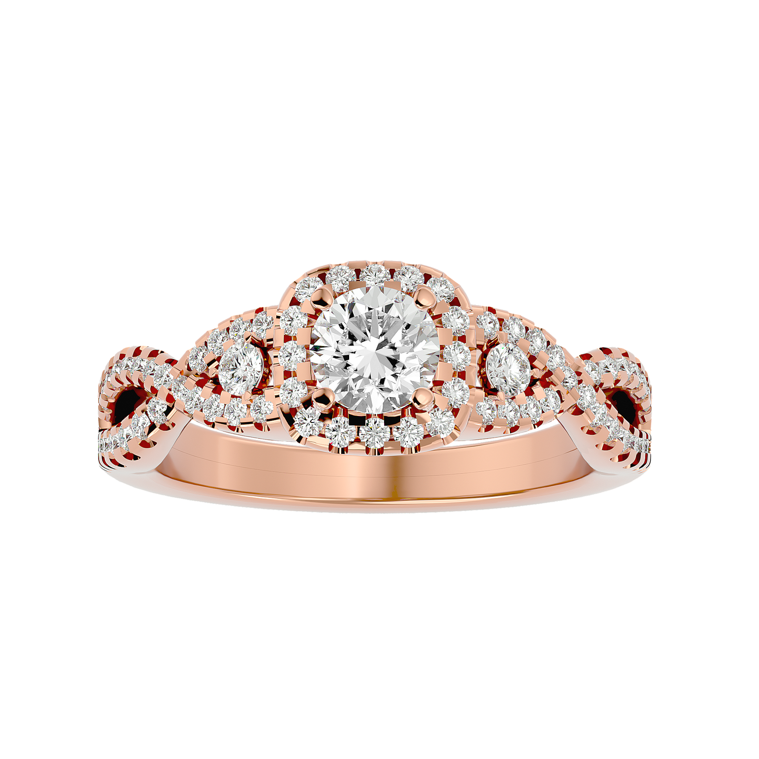 Nayeli Diamond Halo Ring