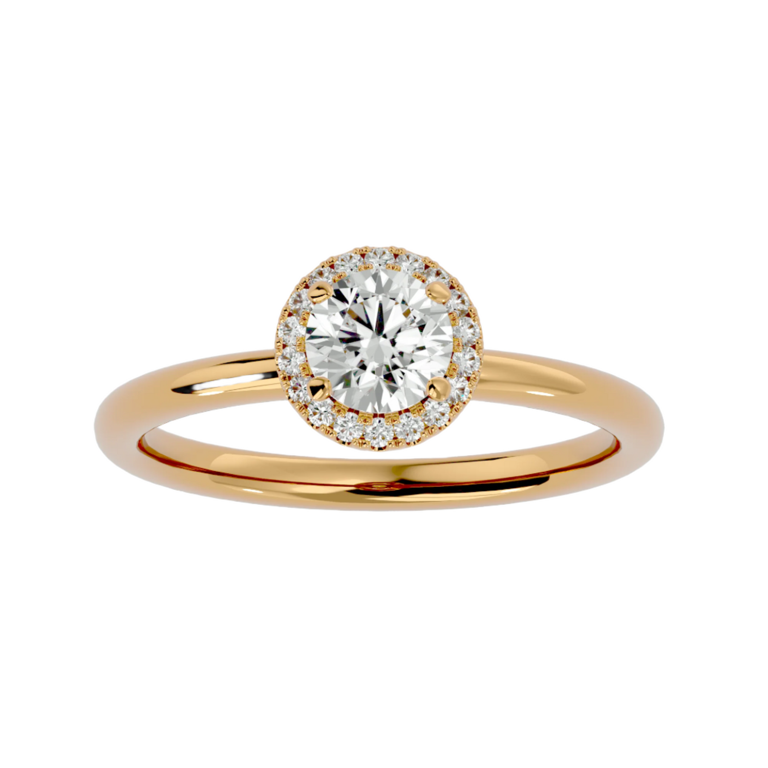 Helen Diamond Halo Ring