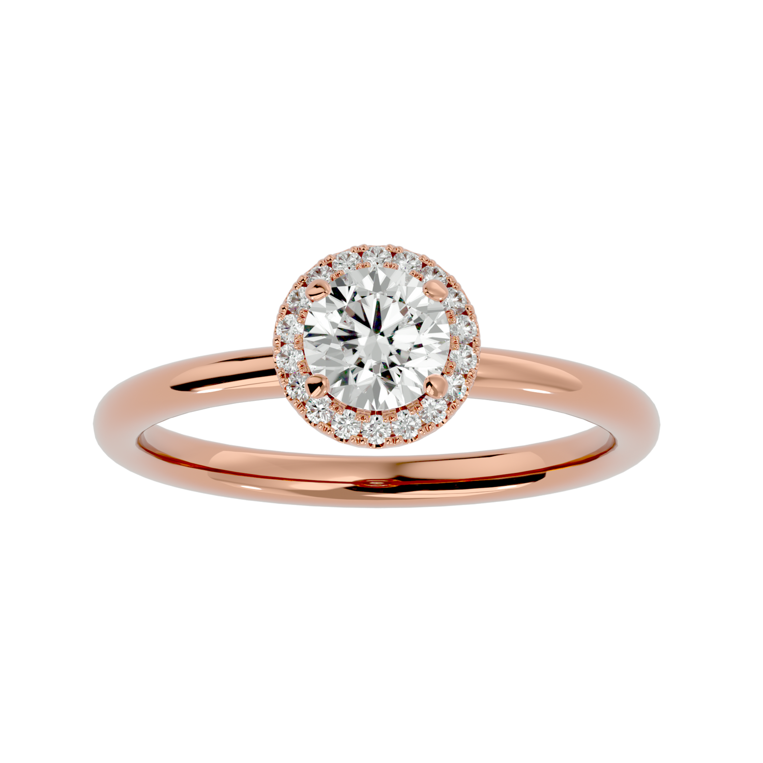 Helen Diamond Halo Ring