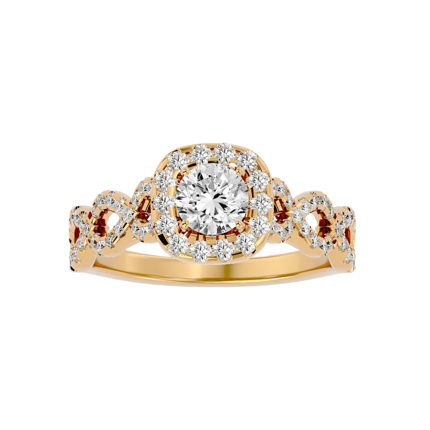 Laurent Diamond Halo Ring