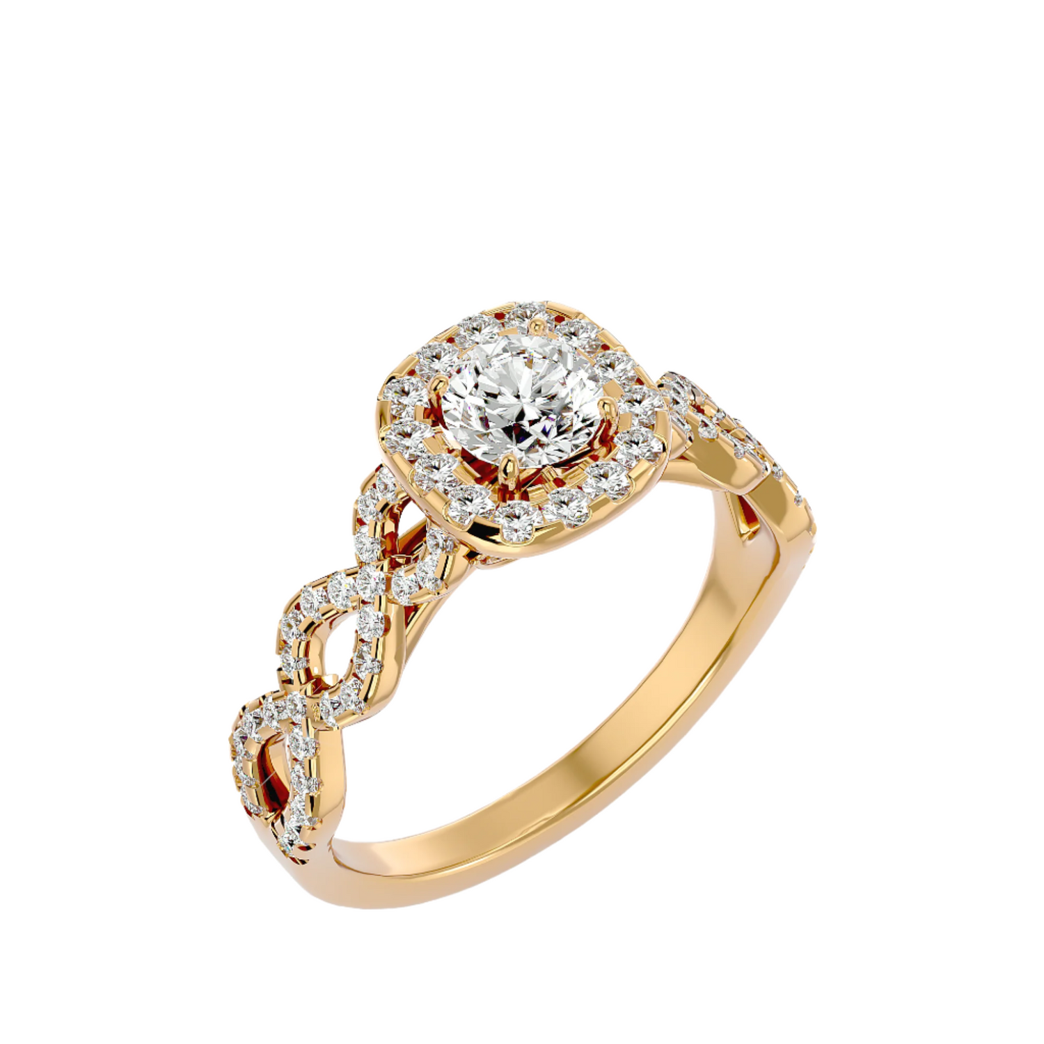 Laurent Diamond Halo Ring