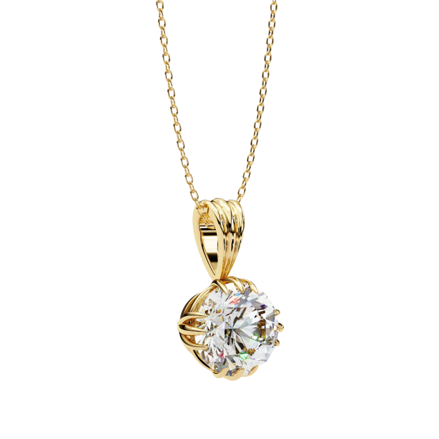 Flora Diamond Pendant