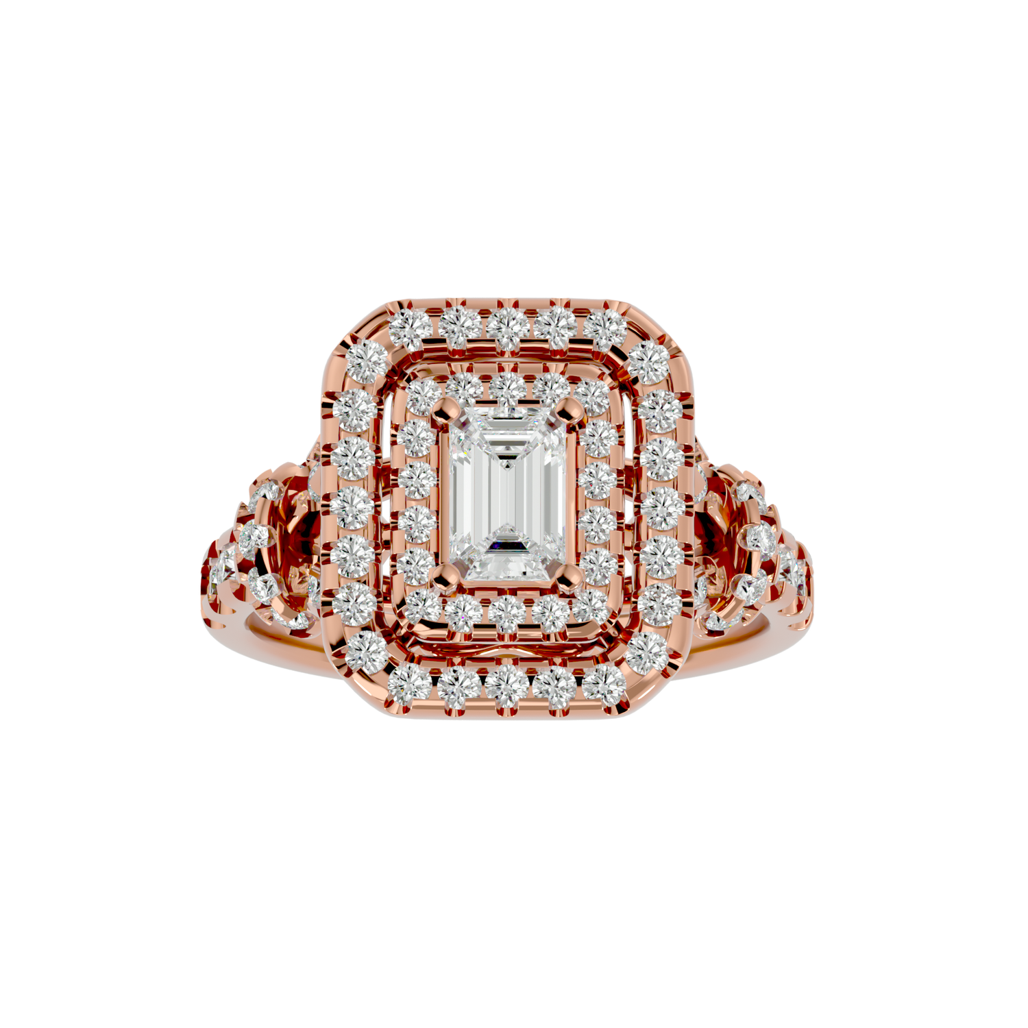 Hayden Diamond Halo Ring