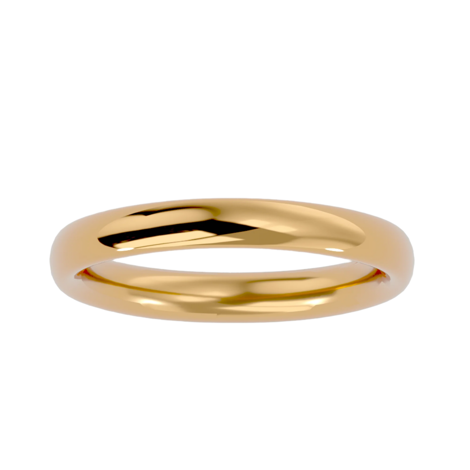 Gabriela Solid Gold Mens Band