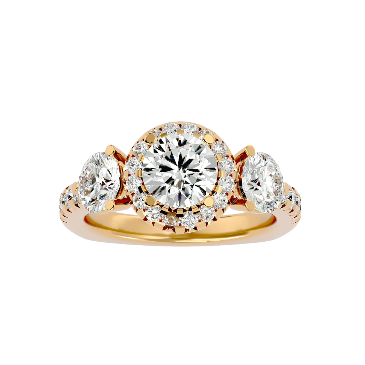 Destiny Diamond Three Stone Ring