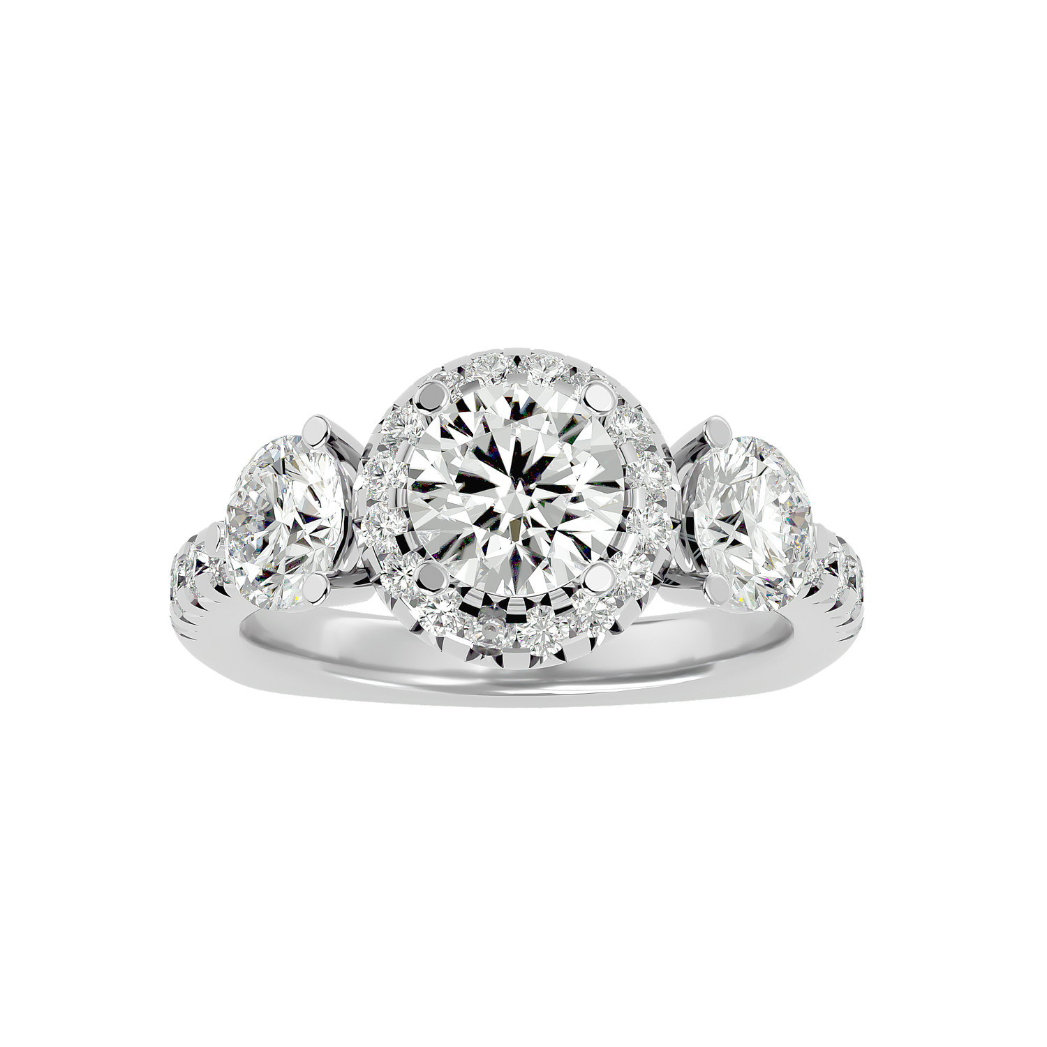 Destiny Diamond Three Stone Ring