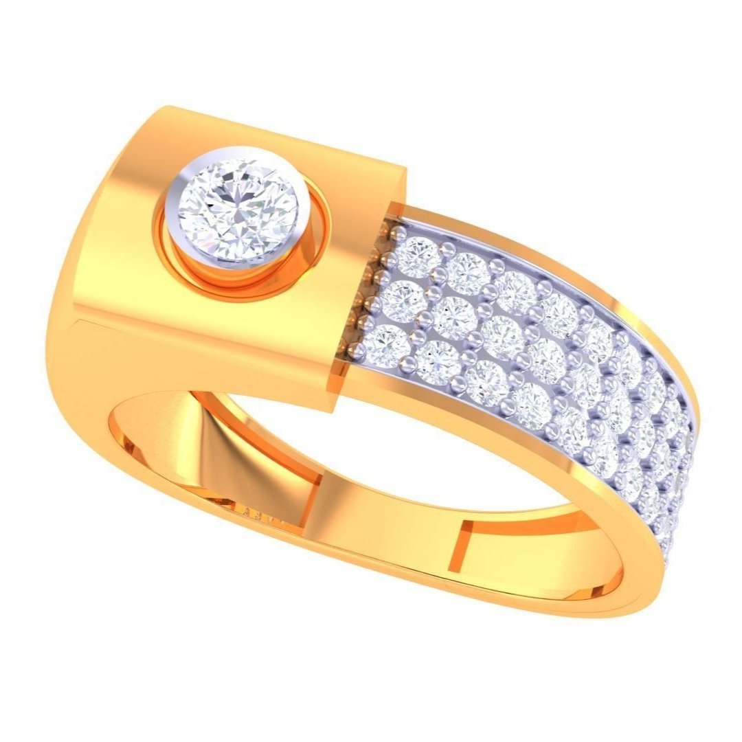 Henry Diamond  Mens Ring