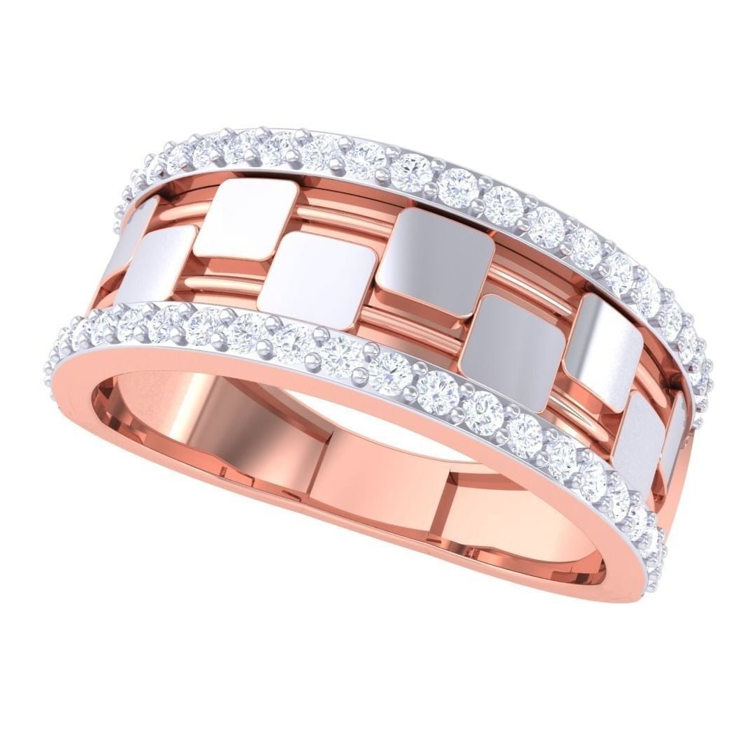 Kylie Diamond Mens Ring