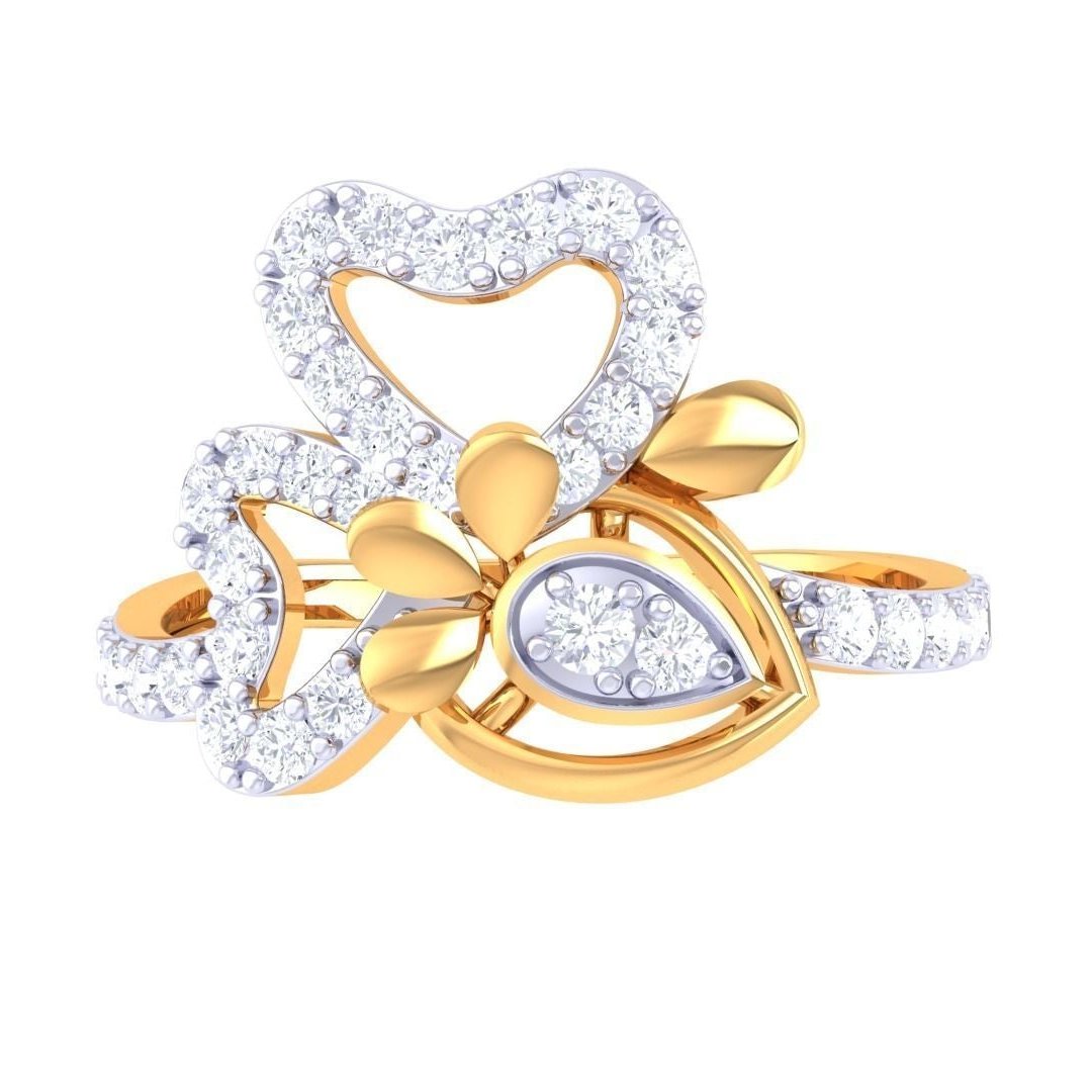 Esmeralda Diamond Ring